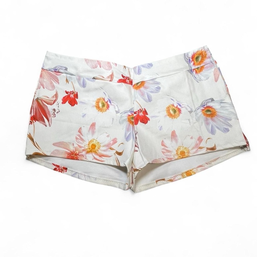 Floral High Waist Women's Shorts